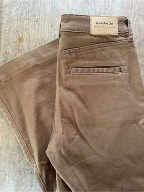 Frank & Oak Wide-Leg Jeans in Brown/Caramel